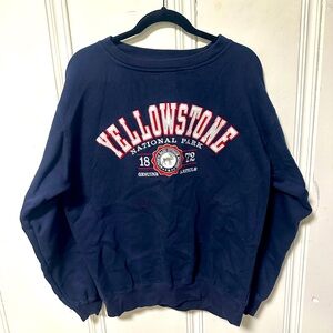 Yellow Stone National Park navy blue sweatshirt